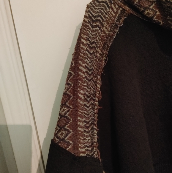 Free  People At The Lodge Pullover Tee Sweater Sz.S - Picture 5 of 10